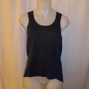 WOMENS SVEE BLACK,NAVY BLUE SLEEVELESS TOP SIZE M*